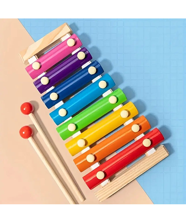 Wooden Xylophone Toy For Chicken Coop Enrichment