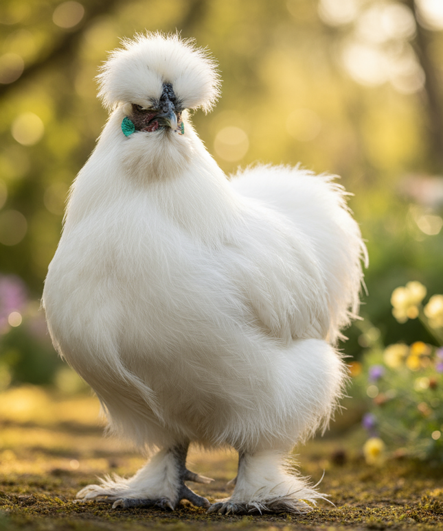 White Silkie Bantam Chicks (Online Only)