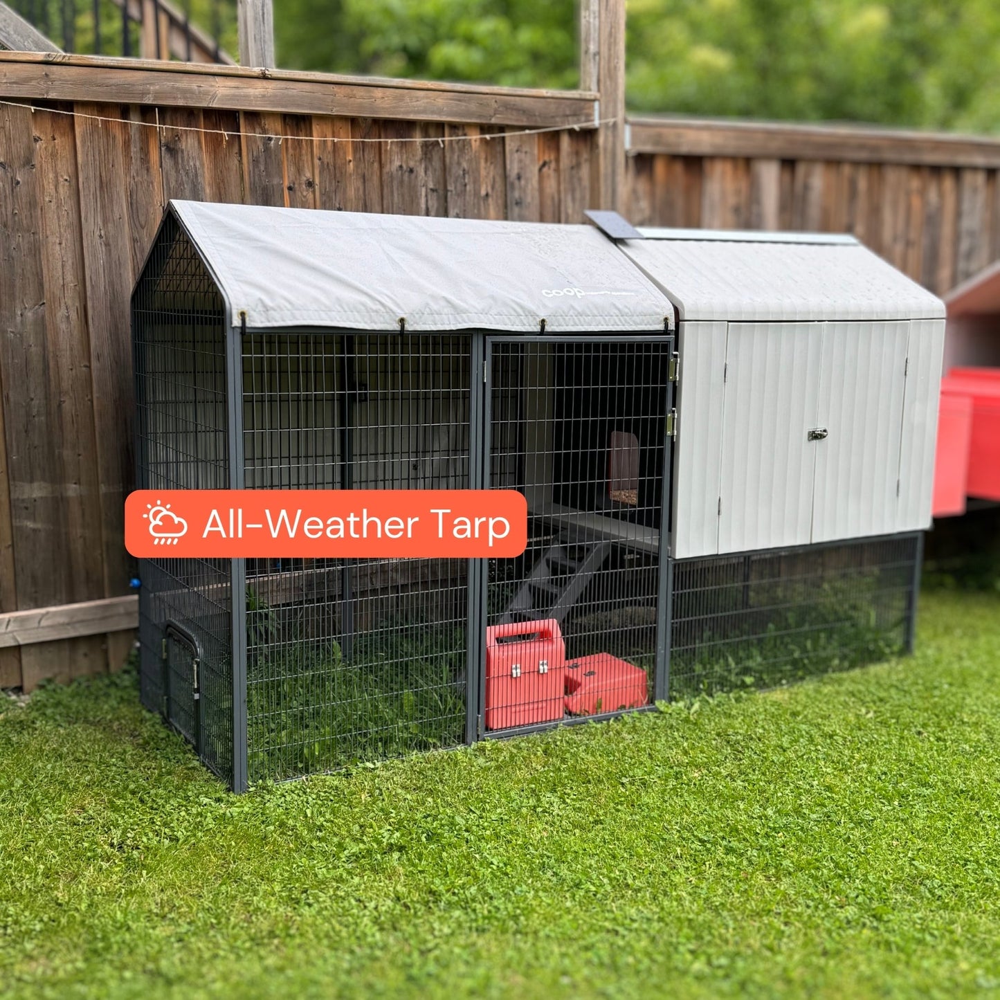 All-Weather Coop Tarp
