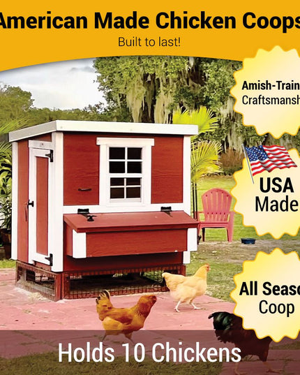Medium Chicken Coop - Up to 10 Chickens
