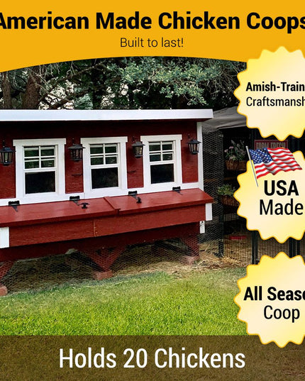 XL Chicken Coop - Up to 20 Chickens