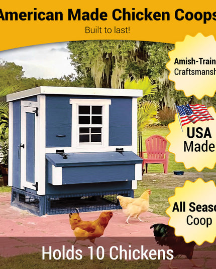 Medium Chicken Coop - Up to 10 Chickens