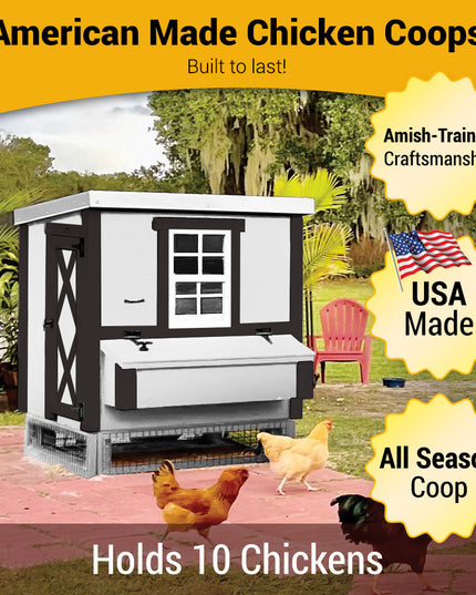 Medium Chicken Coop - Up to 10 Chickens