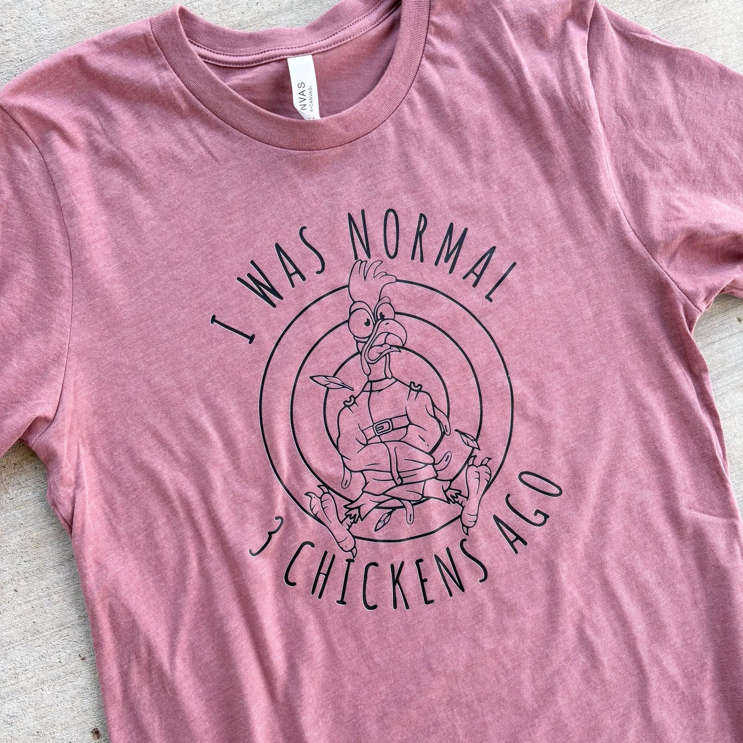 I Was Normal... 3 Chickens Ago - T-Shirt