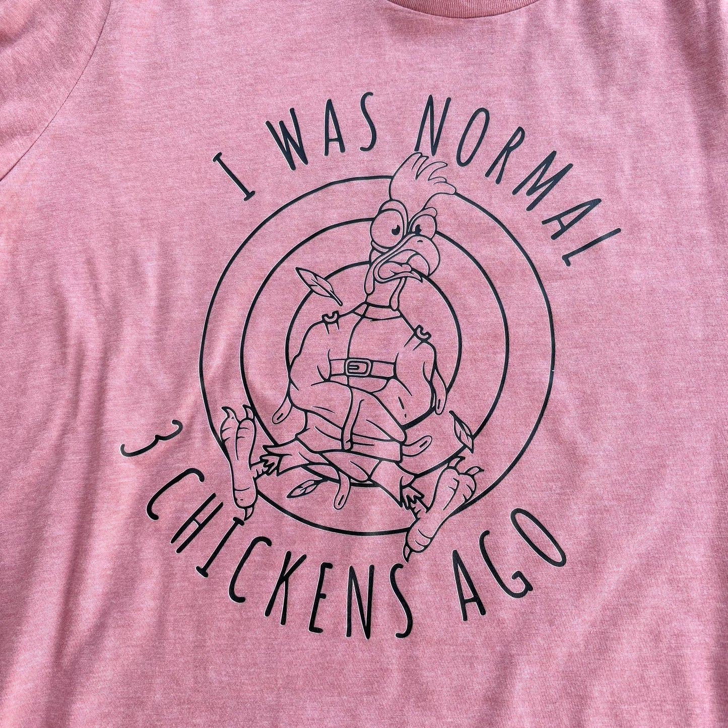I Was Normal... 3 Chickens Ago - T-Shirt