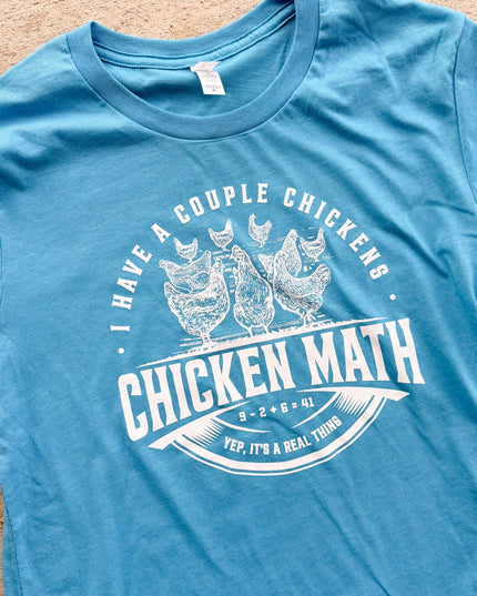 Chicken Math - Aqua