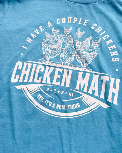 Chicken Math - Aqua