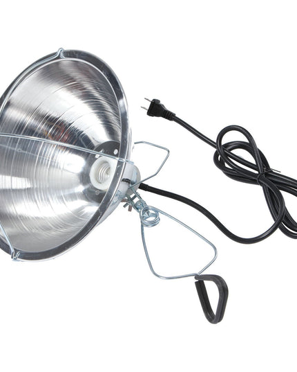 Clamp-On Brooder Heat Lamp for Chicks & Poultry - Compatible with 250W Red & Clear Heat Bulbs
