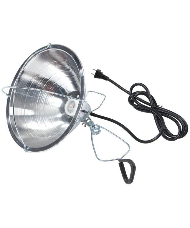 Clamp-On Brooder Heat Lamp for Chicks & Poultry - Compatible with 250W Red & Clear Heat Bulbs