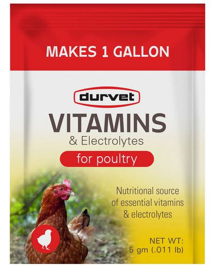 Durvet: VITAMINS & ELECTROLYTES FOR POULTRY - 0.01 LB