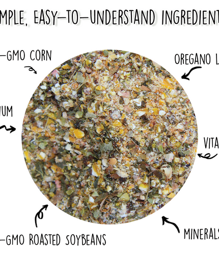 Fluffiest Feathers Ever! Chicken Feed Supplement For Great Feathers