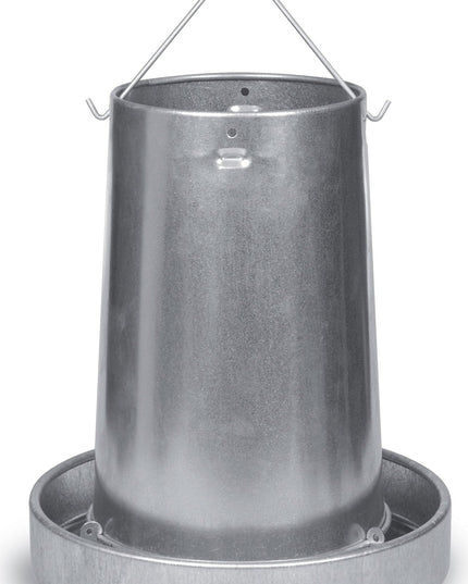 Hanging Galvanized Metal Chicken Feeder & Accessories