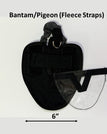 XS (pigeons and small chickens) / Black / Wrap around