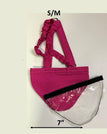 S/M (smaller breeds) / Flamingo Pink / Bikini bottom