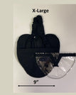 XL (larger breeds) / Black / Wrap around
