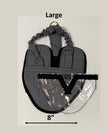L (most chickens and ducks) / Gray / Wrap around