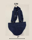 S/M (smaller breeds) / Denim / Bikini bottom