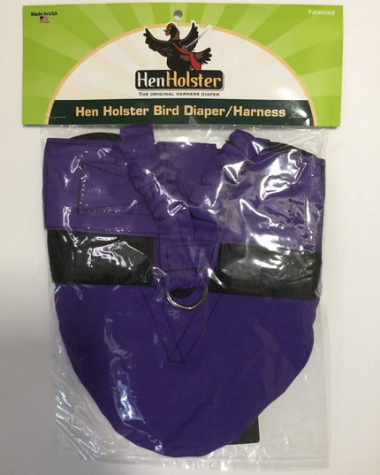 Hen Holster Bird Diaper/Harness (chicken diaper, duck diaper, pigeon diaper with Removable Vinyl Liner)