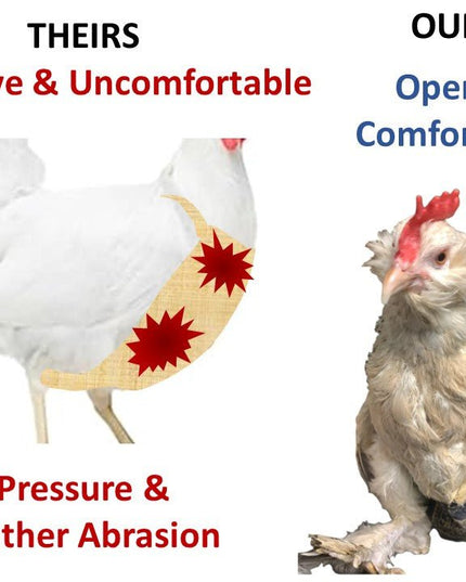 Hen Holster Chicken Diaper Harness with Permanent Sewn-in Liner (Duck Diaper, Goose Diaper, Parrot Diaper)
