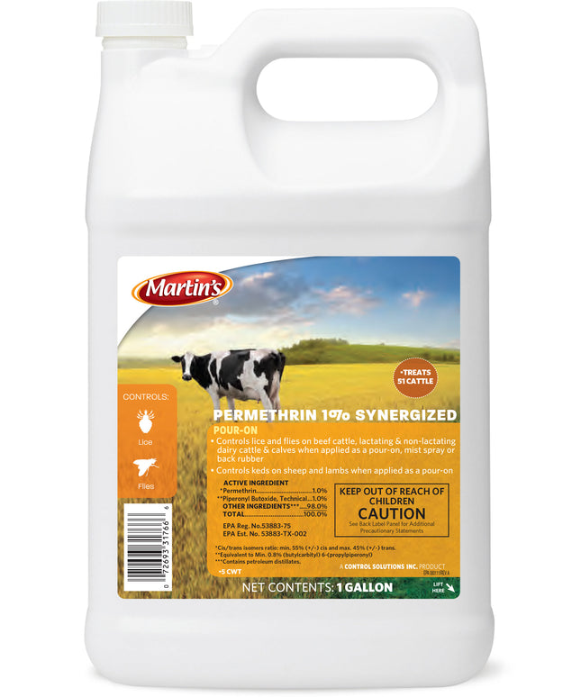 Martin's Permethrin 1% Synergized - 1 Gallon