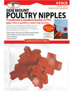 Side Mount / Red / 4 Pack