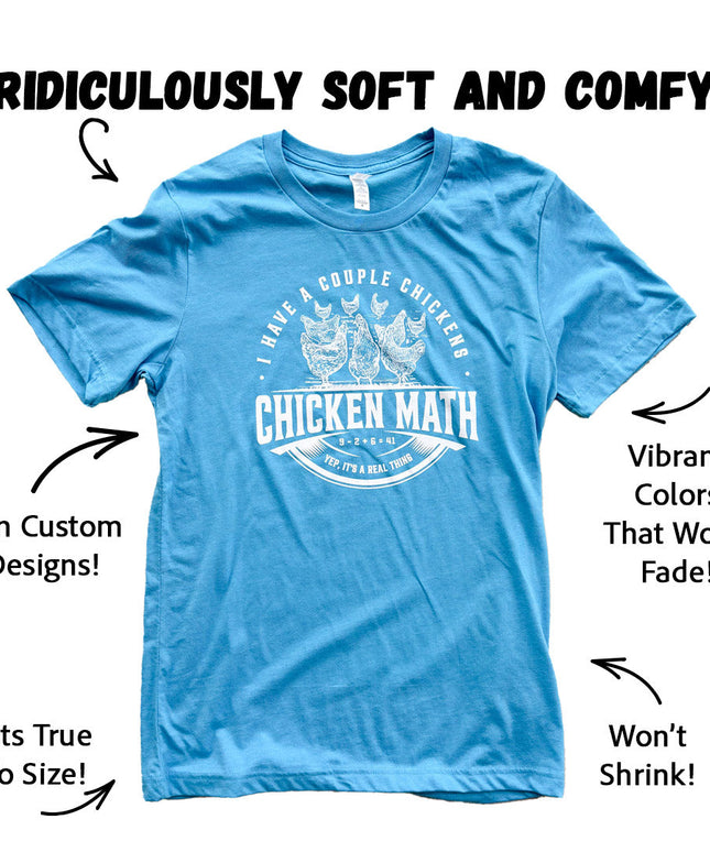Chicken Math - Aqua