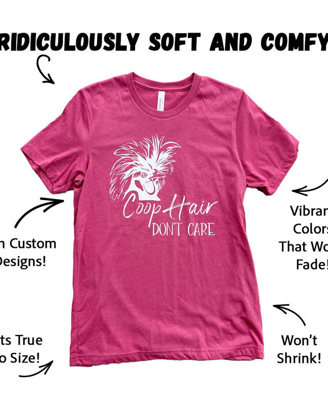Coop Hair, Don't Care - T-Shirt