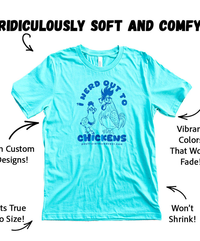 I Nerd Out to Chickens - T-Shirts