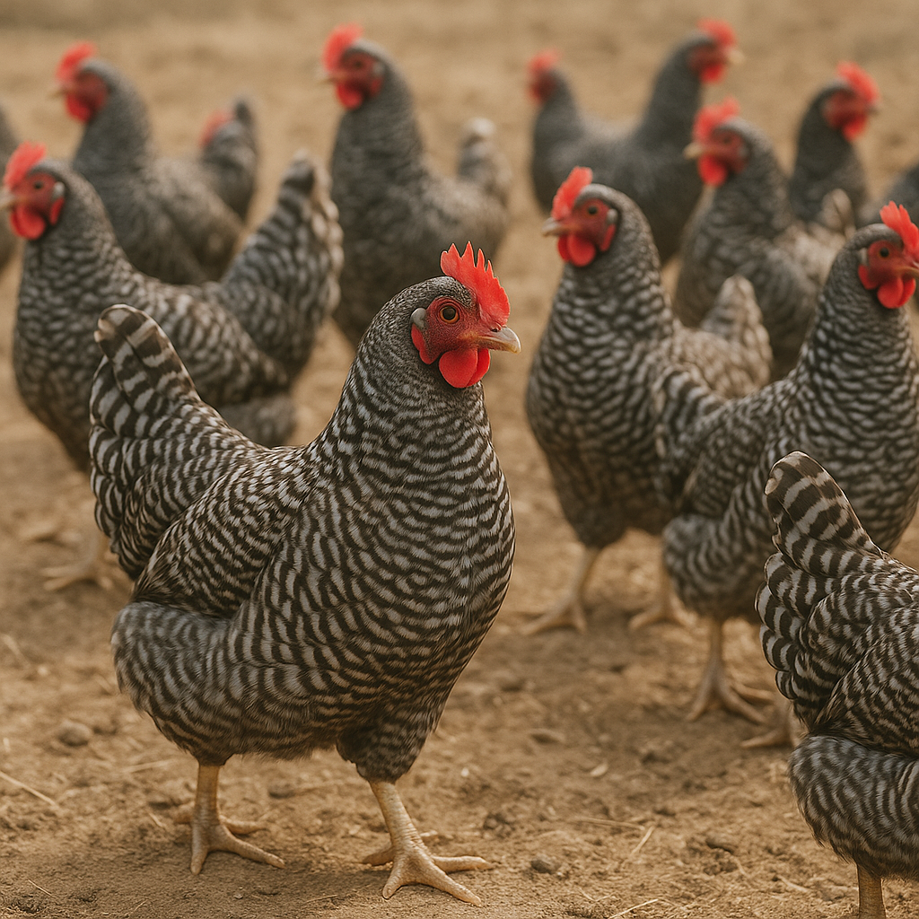 Barred Plymouth Rock Started Pullet Chicks