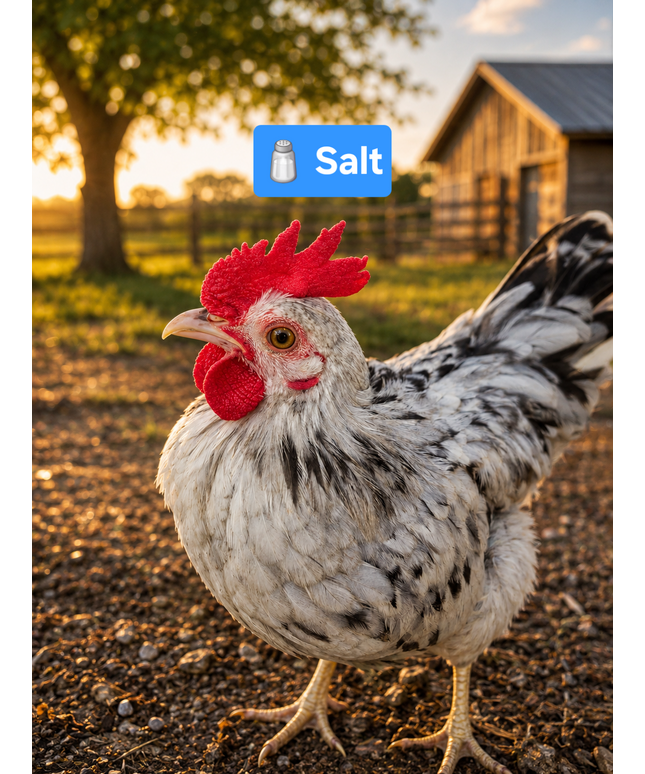 Second Chance Rooster - Salt