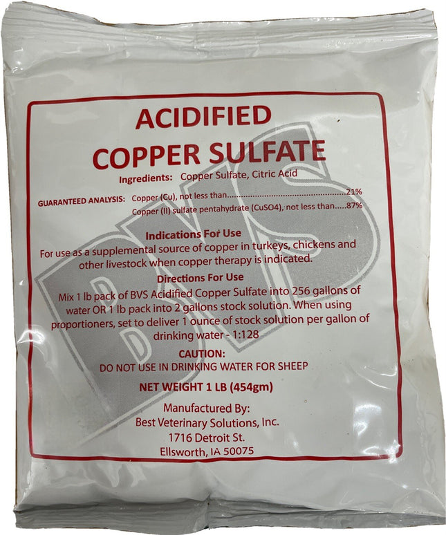 Acidified Copper Sulfate