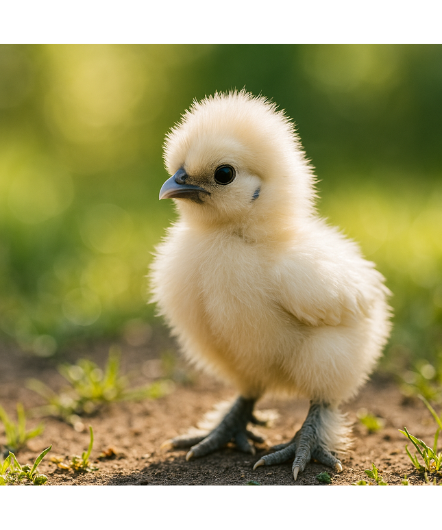White Silkie Bantam Chicks (Online Only)