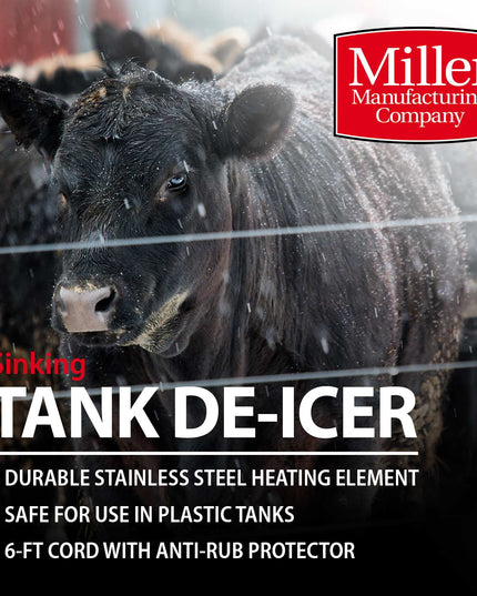 Sinking Tank De-Icer, 1500 Watts