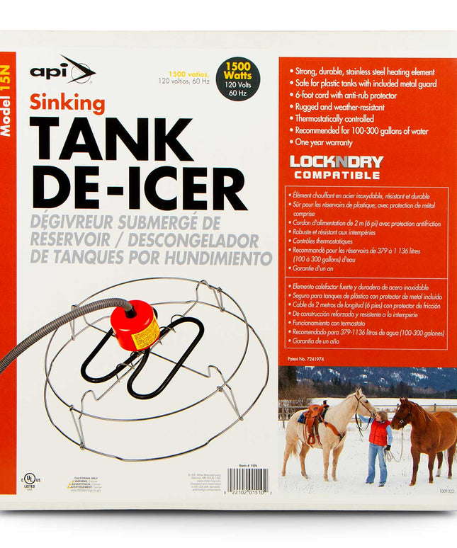 Sinking Tank De-Icer, 1500 Watts