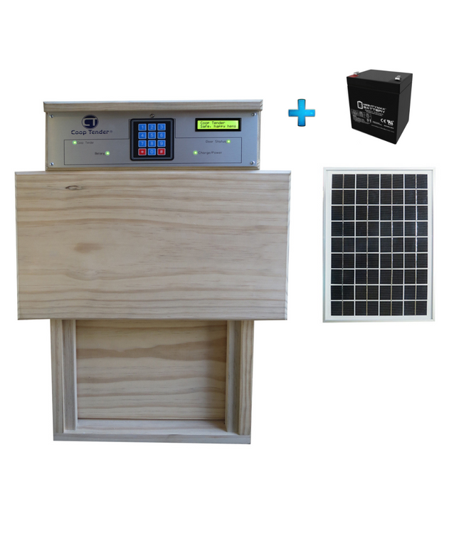 Solar Chicken Coop Door