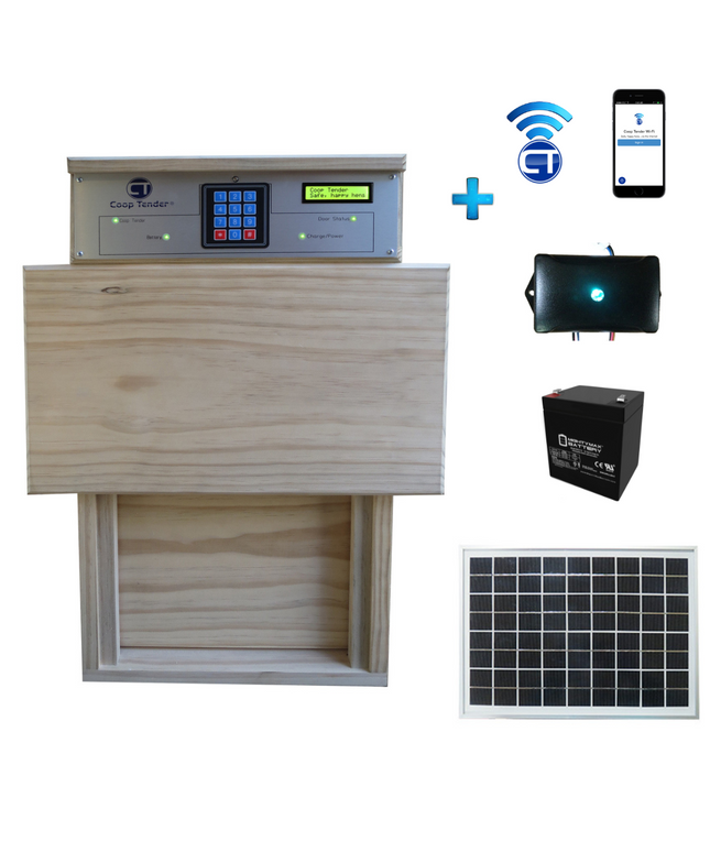 Solar WiFi Chicken Coop Door