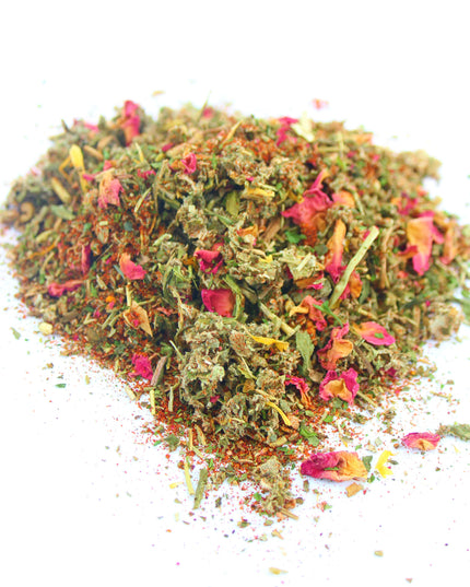 WormBGone Nesting Herbs For Pet Chickens With Roses, Chilis, Calendula, Dandelion For Healthier Coops